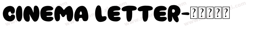 Cinema Letter字体转换